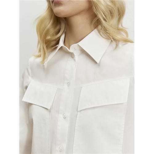 Укороченная рубашка Размер 46, Цвет Белый, Бренд CALISTA