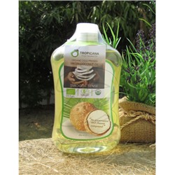 Натуральное 100% кокосовое масло холодного отжима от Tropicana Oil 1000 мл, Natural Coconut Oil 100%
